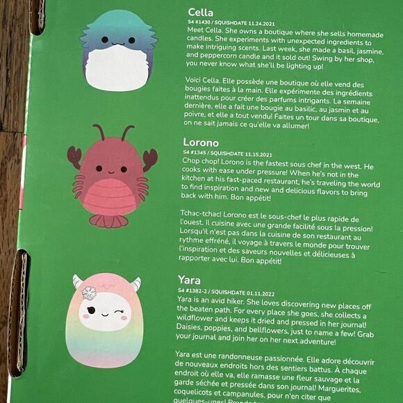 Original Squishmallows Christmas Ornament 6 Piece Set - Picture 5 of 6